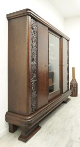 Gabinet w stylu art deco, lata 30-te. Po renowacji. - 2