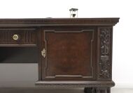 Neorenesansowe biurko z fotelem. Po profesjonalnej renowacji. - 21