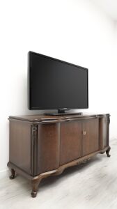 Zabytkowa komoda z lat 40-tych w stylu chippendale. Po renowacji. - 2