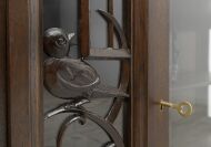 Dębowa biblioteka z lat 20-tych w stylu secesyjnym. Po renowacji. - 6