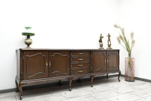 Zabytkowa, stylowa komoda Ludwik. Po profesjonalnej renowacji.