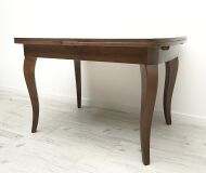 Dębowo bukowy stół + 4 krzesła. Po renowacji. - 4