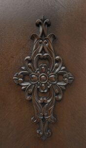 Antyczny, dębowy gabinet z lat 20-tych. Po profesjonalnej renowacji. - 6