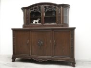 Dębowy kredens z lat 20-tych. Po profesjonalnej renowacji. - 21