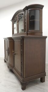 Dębowy kredens z lat 20-tych. Po profesjonalnej renowacji. - 22