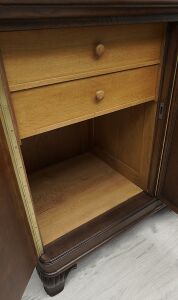 Dębowy kredens z lat 20-tych. Po profesjonalnej renowacji. - 17