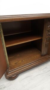 Stylowa, dębowa komoda w stylu flamandzkim. Po profesjonalnej renowacji. - 15