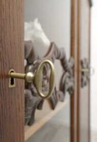 Zabytkowa biblioteka z lat 20-tych w stylu secesyjnym. Po renowacji. - 5