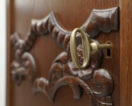 Zabytkowa biblioteka z lat 20-tych w stylu secesyjnym. Po renowacji. - 10