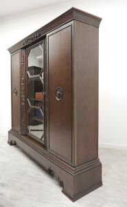 Zabytkowa biblioteka, secesja, lata 20-te. Po profesjonalnej renowacji. - 24