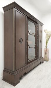 Zabytkowa biblioteka, secesja, lata 20-te. Po profesjonalnej renowacji. - 2