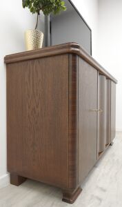 Antyczna komoda w stylu art deco z lat 30-tych. Po renowacji. - 4