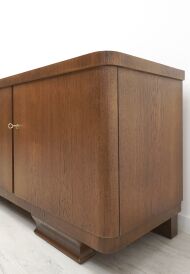 Zabytkowa komoda z lat 40-tych w stylu art deco . Po renowacji. - 12