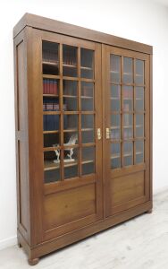 Antyczna secesyjna biblioteka z końca XIX w. Po renowacji. - 3