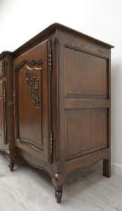 Stylowa komoda z litego dębu. Po profesjonalnej renowacji. - 16