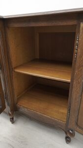 Stylowa komoda z litego dębu. Po profesjonalnej renowacji. - 14