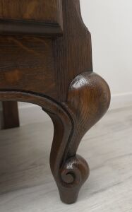 Stylowa komoda z litego dębu. Po profesjonalnej renowacji. - 24