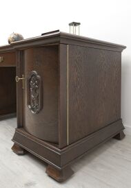 Antyczne biurko z lat 20-tych. Po profesjonalnej renowacji. - 16