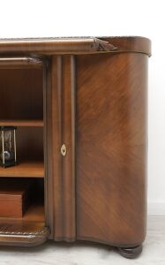 Zabytkowa komoda w stylu art deco, lata 40-te. Po renowacji. - 8