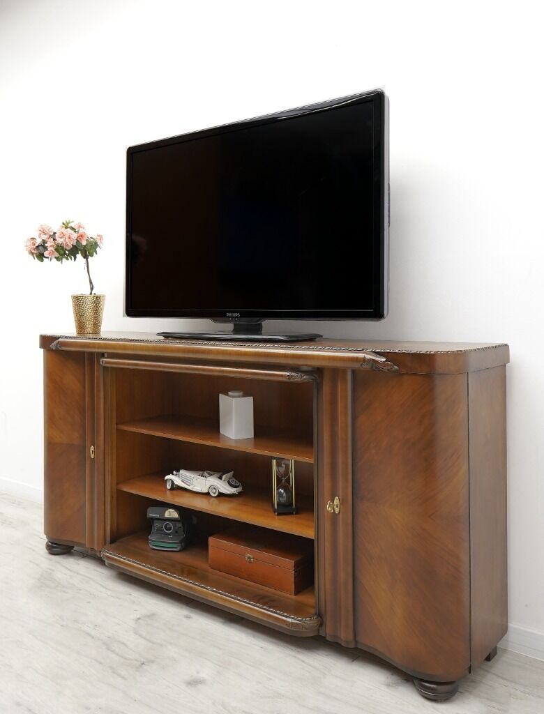 Zabytkowa komoda w stylu art deco, lata 40-te. Po renowacji.