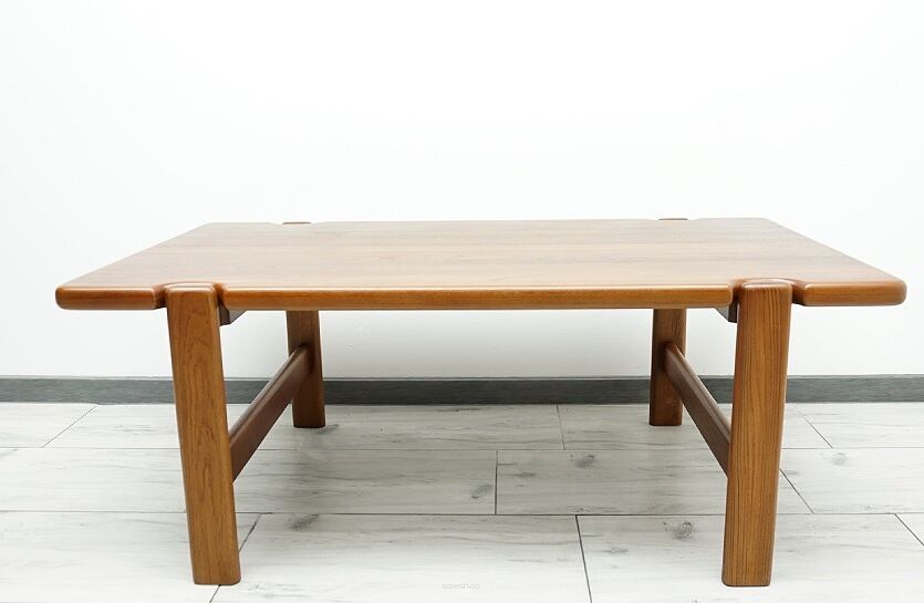 Stylowa ława z litego drewna TEKOWEGO vintage. Po profesjonalnej renowacji.