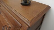 Stylowy sekretarzyk z litego dębu. Po renowacji. - 7