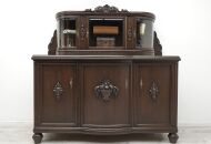 Antyczny dębowy kredens z lat 20-tych. Po profesjonalnej renowacji. - 6