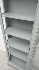 Stylowa witryna z litego drewna dębowego. Po profesjonalnej renowacji. - 7