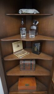 Antyk, francuska biblioteka narożna. Po profesjonalnej renowacji. - 8