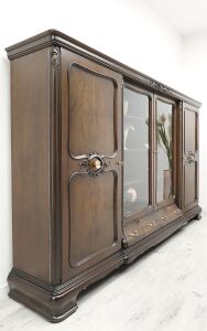 Zabytkowa biblioteka z lat 40-tych XXw. Po profesjonalnej renowacji. - 2