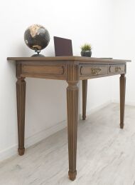 Antyczne biurko z lat 20-tych w stylu secesyjnym. Po renowacji. - 3