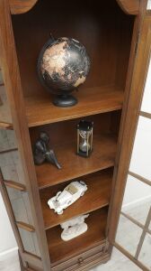 Stylowa dębowa witryna w stylu eklektycznym. Po renowacji. - 4