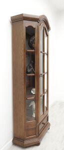 Stylowa dębowa witryna w stylu eklektycznym. Po renowacji. - 2