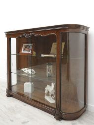 Zabytkowa witryna chippendale z lat 40-tych. Po renowacji. - 8