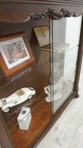 Zabytkowa witryna chippendale z lat 40-tych. Po renowacji. - 4