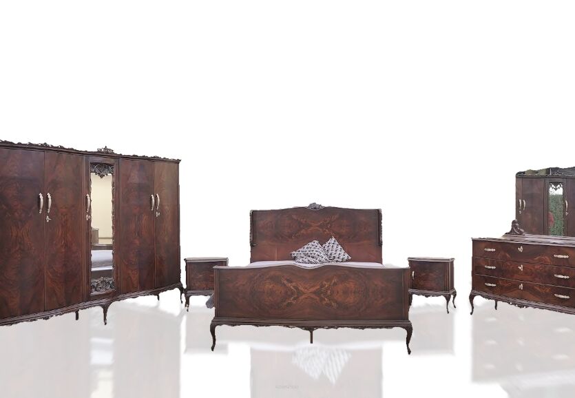 Włoska, zabytkowa sypialnia. Po profesjonalnej renowacji.