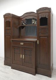 Zabytkowy kredens z lat 20-tych. Po profesjonalnej renowacji. - 19